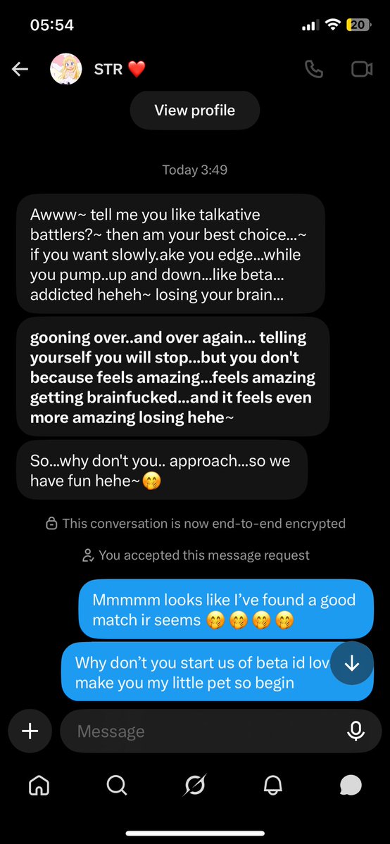 battlebully123's tweet photo. 2 gooners challenged me and as you can see they was both confident… that didn’t last long had both betas cumming like the pathetic losers they are🤭 if anyone else wants to try me you know where to find me hehehehe😘 #wankbattle #wankchat #goonchat #cuck https://t.co/5qvhJAWvdj