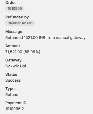 DesiSillyPoint's tweet photo. @gokwik where is my refund https://t.co/yY8vkitwBw