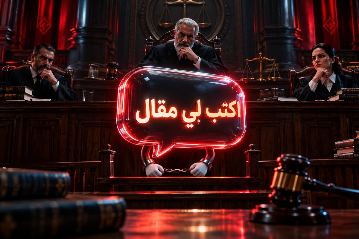 alaamasoud902's tweet photo. ⚖️ المتهم: "اكتب لي مقال"

الجريمة: طلب كل شيء وأعطى لا شيء.

🔧 المُصلح: "اكتب مقال بسيط عن فوائد الذكاء الاصطناعي للطلاب، 300 كلمة، لفيسبوك"

السابقة القانونية #1:
أمر Prompt بدون موضوع + جمهور + هدف = نتيجة فارغة.

#المتهم_Prompt #هندسة_الأوامر https://t.co/b9LIHaphlh