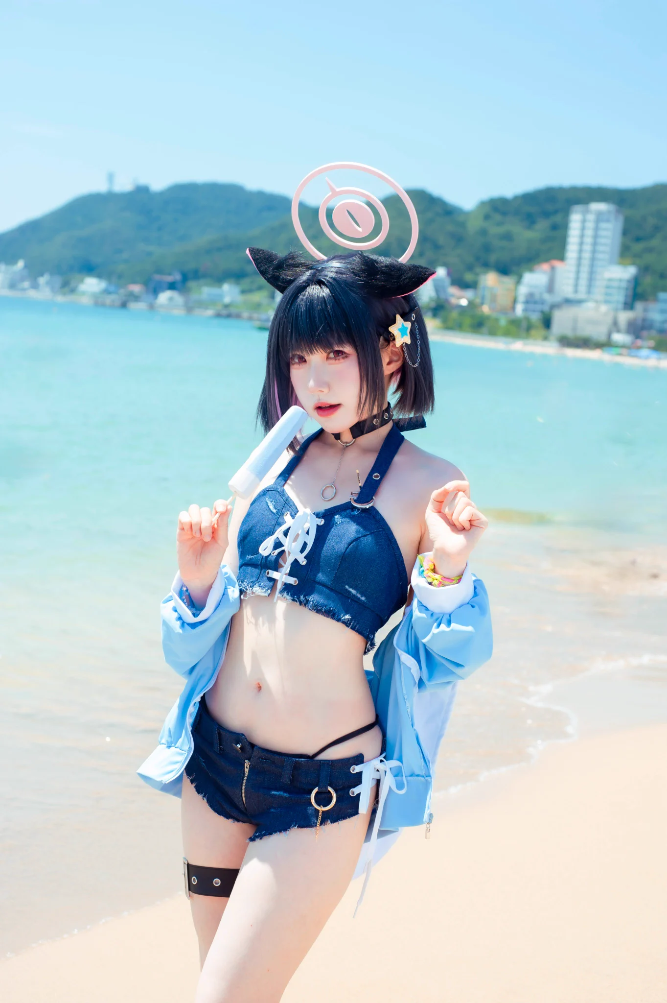 [即納]ブルアカ 杏山カズサ 水着 コスプレ衣装一式 ex : ʜʏᴜɴ on X: 