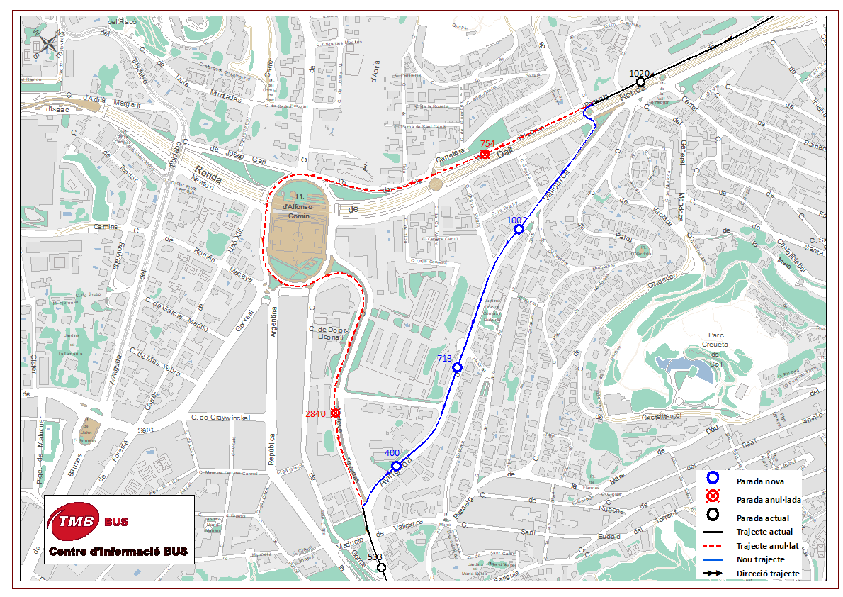 TMBinfo's tweet photo. ✅🚌 Línia 27 #busbcn: normalitzada la circulació al passeig de la Vall d'hebron.
✅🚏Parades normalitzades: 400, 713, 1002 i 1020.
https://t.co/yi7HVWWcvx https://t.co/lLebISZCDI