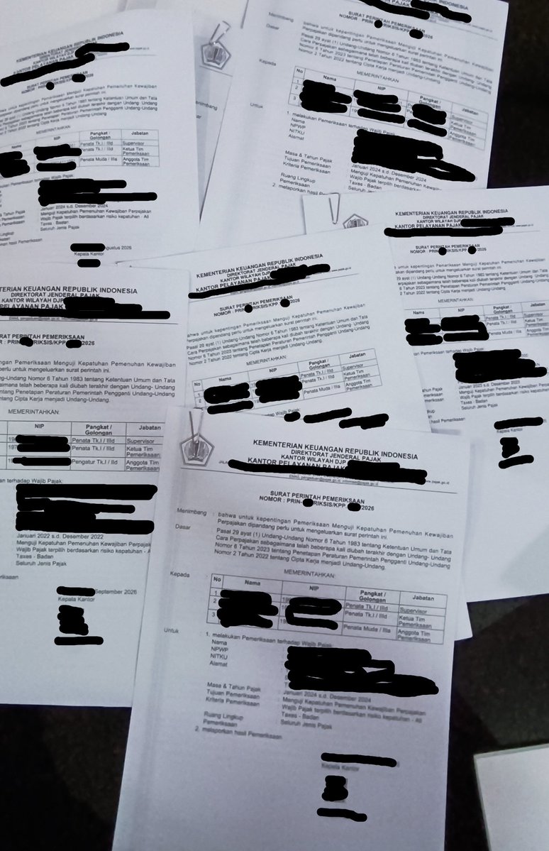 sptcoretax's tweet photo. Tiba tiba aja diminta pendampingan buat 7 pemeriksaan. 

Sekali lagi...... 7 pemeriksaan dalam satu bulan... 

Ini DJP kejar setoran kah? https://t.co/E99EKCarUu