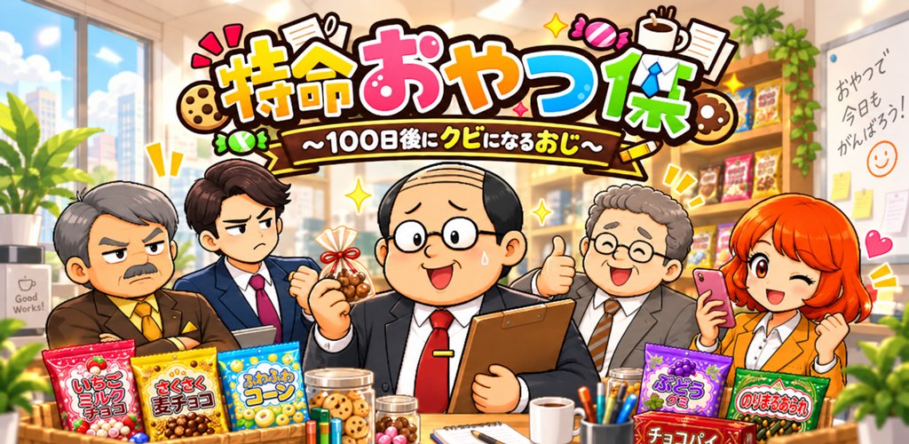 tsukutta_app's tweet photo. お菓子を仕入れて、社内で売る。クビ寸前のおじさんのお仕事シミュレーション🍪
【新着アプリ】特命おやつ係 ～100日後にクビになるおじ～ by @yusuke031080219

https://t.co/2DITVQwM17
#個人開発 #Tsukutta https://t.co/SDWHXd9bV9