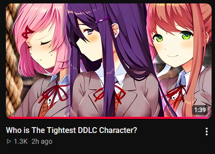 NatsukNOTsuki's tweet photo. Youtube is just giving me bullshit https://t.co/uWCGjRSkJW