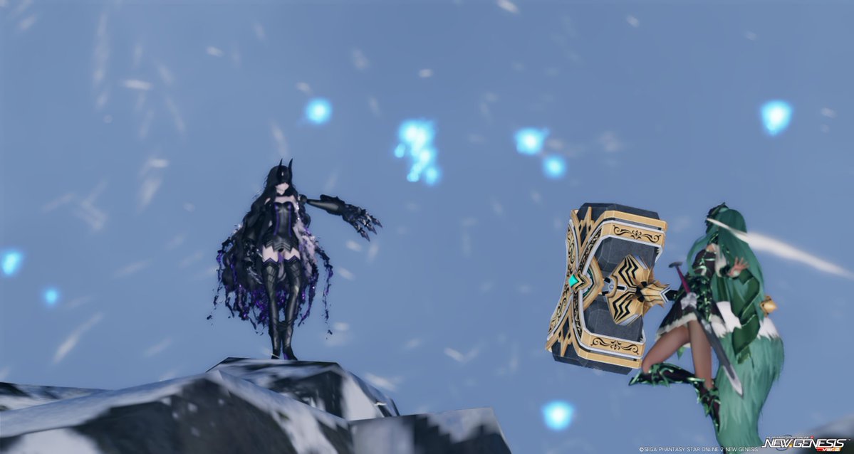 NDango_J's tweet photo. まきまきと魔王勇者ｓｓ

#PSO2NGS_SS #メンテの日じゃないけどＳＳを貼る https://t.co/xbUkKqrime