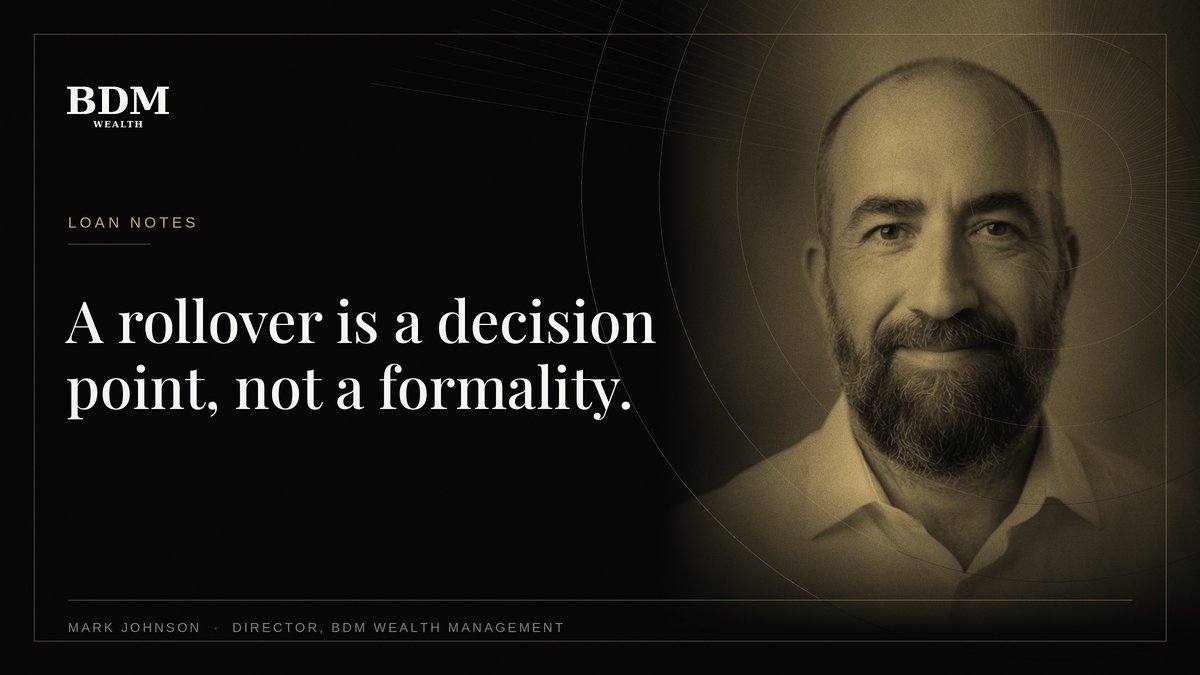 Markbdmllc's tweet photo. A rollover is a decision point, not a formality.

Capital at risk. HNW &amp; sophisticated investors only.

#LoanNotes #PrivateCredit https://t.co/DoZLn1zANh