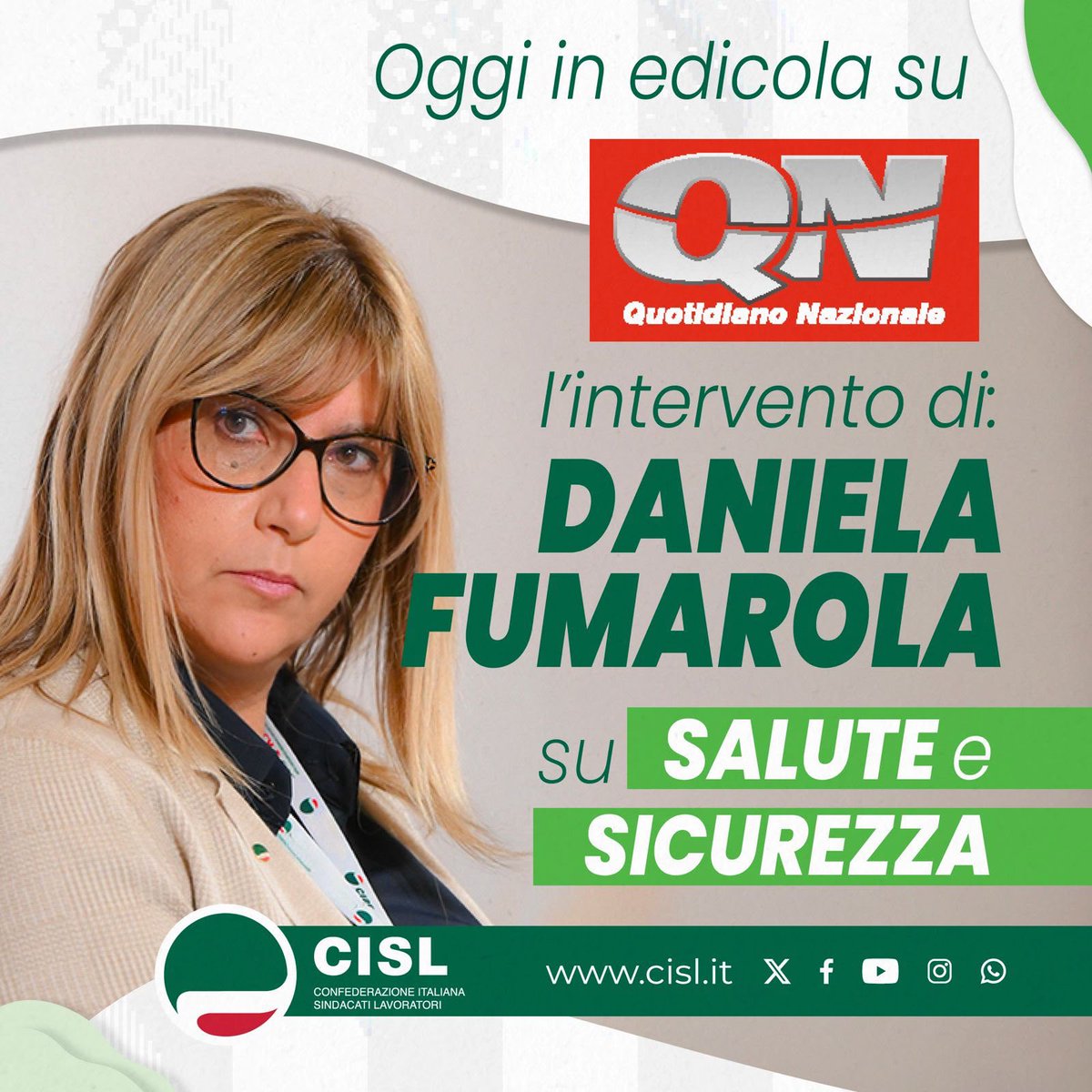 CislNazionale's tweet photo. «Dietro ogni morte sul lavoro c’è una famiglia che aspettava un rientro mai arrivato. Davanti a questo dolore il silenzio è un dovere, ma non può diventare rassegnazione: l’indignazione di un giorno, seguita dal ritorno alla normalità, prepara soltanto altre vittime». Lo scrive la Segretaria Generale della #Cisl, #DanielaFumarola, in un editoriale pubblicato oggi su QN – Quotidiano Nazionale.
La leader Cisl parte dai dati della Relazione annuale Inail: nel 2025 sono state 1.198 le denunce di infortunio mortale e 98.312 quelle di malattia professionale, il livello più alto da ventisei anni. 

👉Per approfondire https://t.co/JJRaU9ADda

#SicurezzaSulLavoro #Prevenzione #Partecipazione