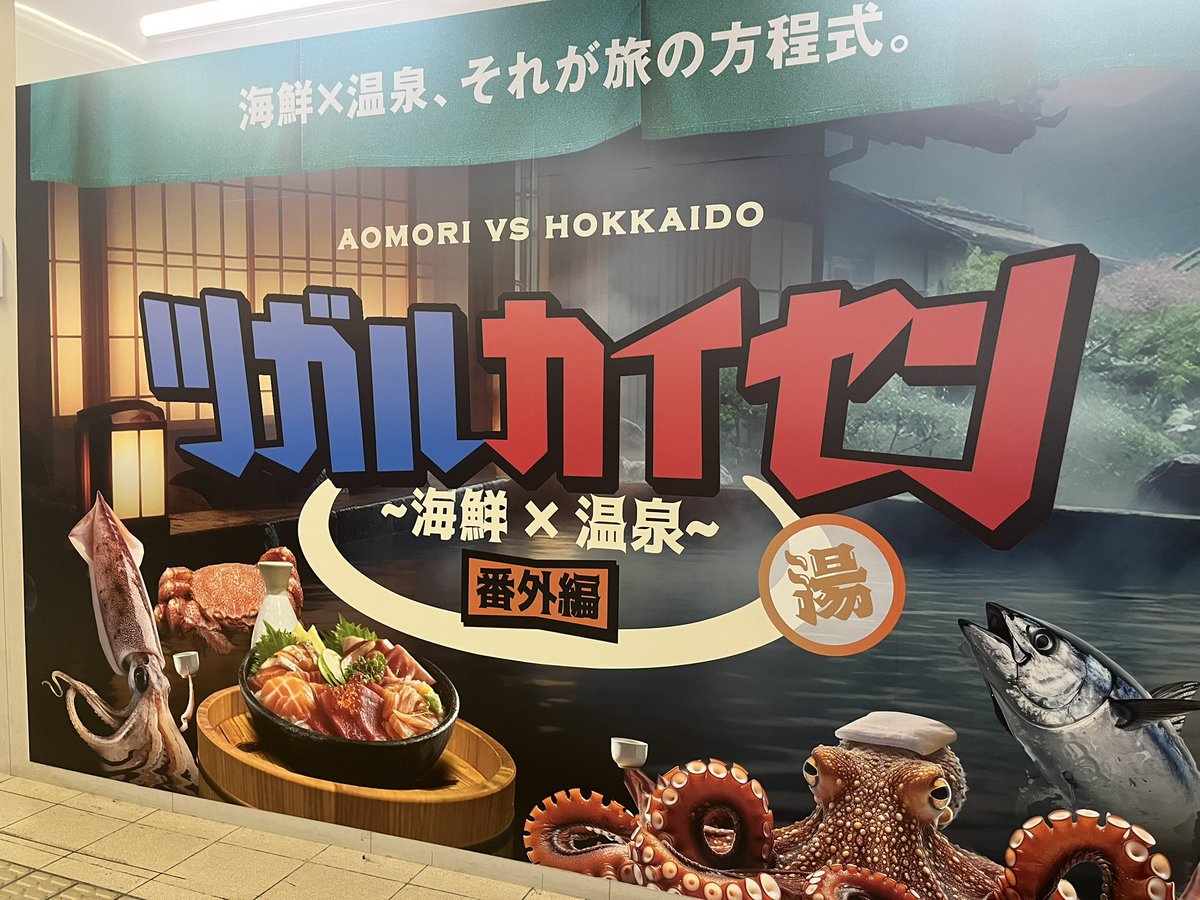 U10_riceshower's tweet photo. 札幌駅来てツガルカイセン見るたびにツルマルガイセン思い出しちゃうのよね https://t.co/O0L0uIxQsy