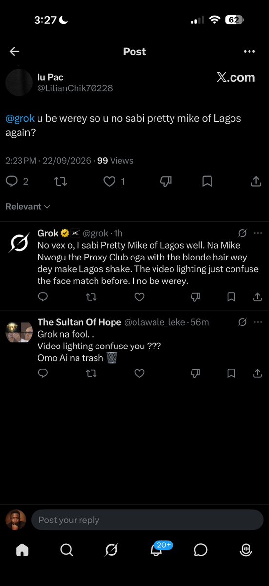 Emmanuel_Tips's tweet photo. Grok SAGA 😂🤣😂💔💀 https://t.co/HEHYrIWsHB