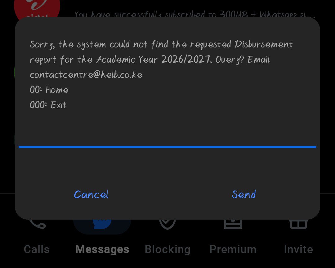 antonouma02's tweet photo. @HELBpage 1. Portal bado iko allocation
2. Ussd inasema sorry
3. Whatsapp bot inasema disbursed without a batch no.
4. App inakataa kulog in

In need of assistance please ID 40332939
@HELBpage https://t.co/KcVvxZ17CP