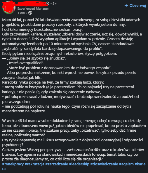 MrMadsMax's tweet photo. Tak wygląda ściana płaczu na Linkedinie. Białe kołnierzyki nie rejestrują się w PUPie. Dosłownie kilka pierwszych postow. To nie juniorzy po uniwerku, ale seniorka z 20 latami za pasem. Ich nie widać. Ciśnienie pod ziemią rośnie aż wulkan wybuchnie! Żeby potem nie było zdziwienia https://t.co/bgVstP9ika
