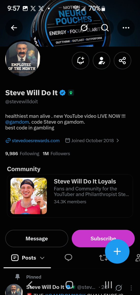 SeniorPov's tweet photo. @codexsteve @Romer @stevewilldoit @gamdom_beekay Gamdom 🆔️ 7kuza
Sweet  bonanza 1000 https://t.co/4GkG1ZQGuR
