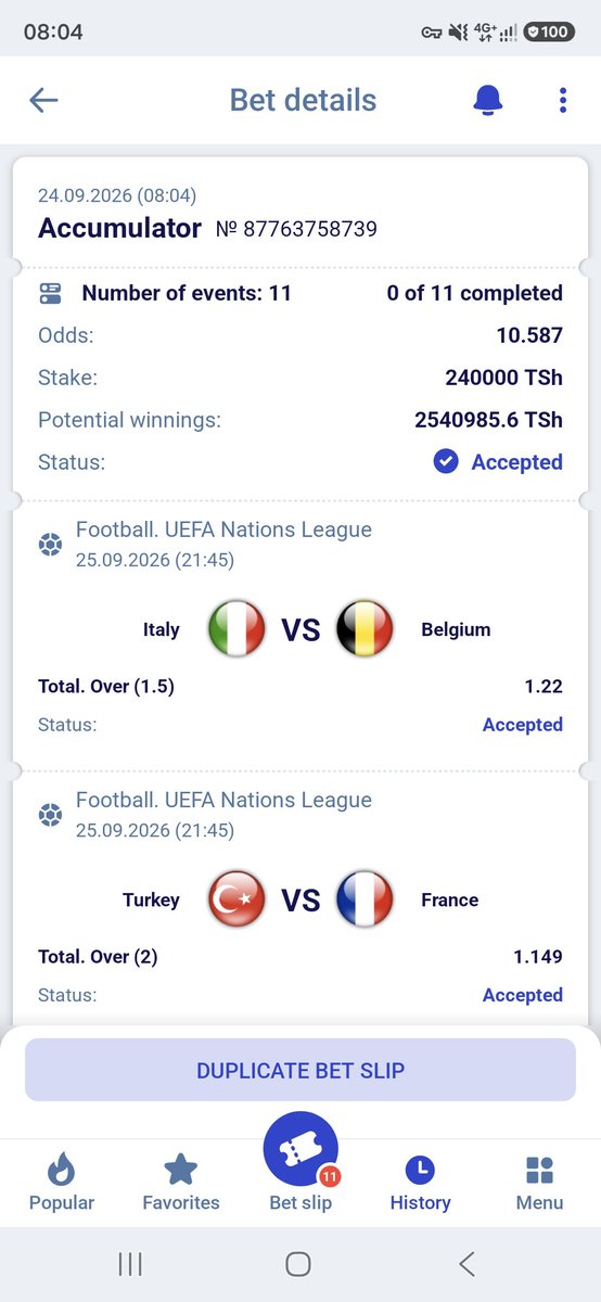 Sonko_tips's tweet photo. 10 Odds 

UEFA national League

Paripsa code: FPPY4

𝐍𝐨𝐭 𝐨𝐧 𝐏𝐚𝐫𝐢𝐩𝐞𝐬𝐚 ⬇️
Register here🌐:https://t.co/OudVk9wamU

Promo code  SONKO

Paripesa app link👇 -
 https://t.co/flPzRzCxQt https://t.co/CcDICbgNxX