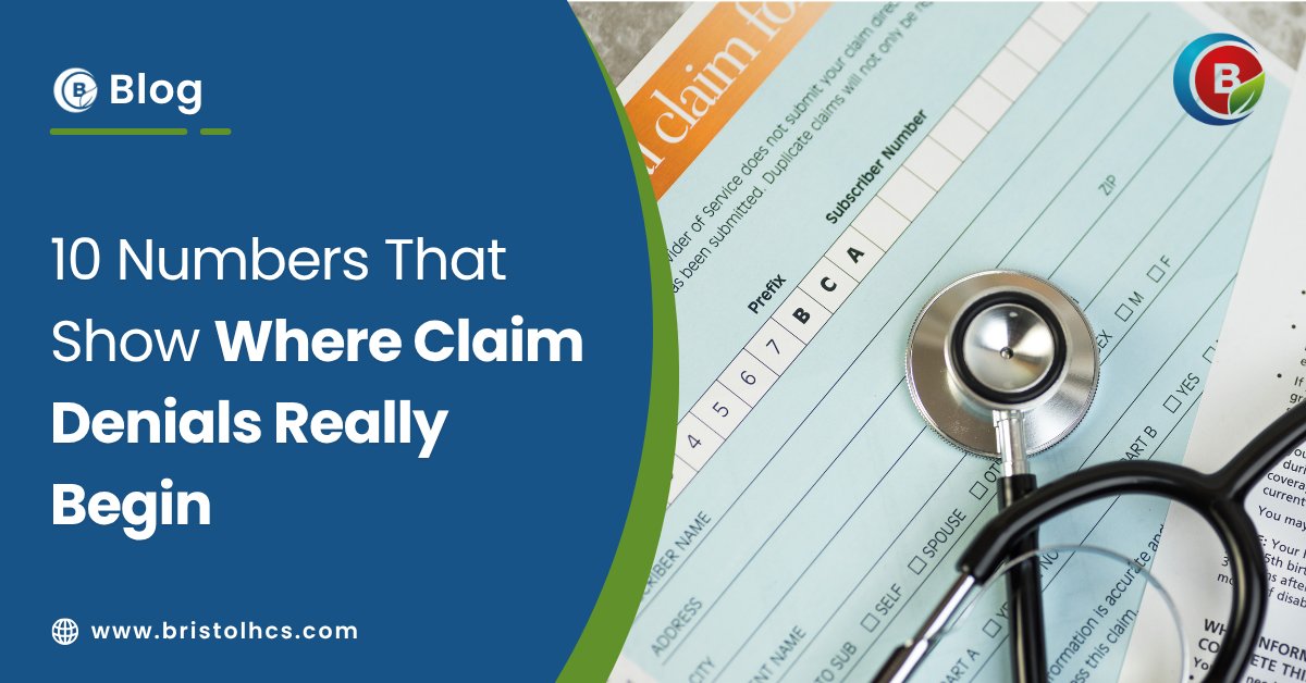 BristolHCS's tweet photo. Claim denials may appear in the back end of the revenue cycle, but many of the problems that cause them begin much earlier. https://t.co/ZT77hdCv9v