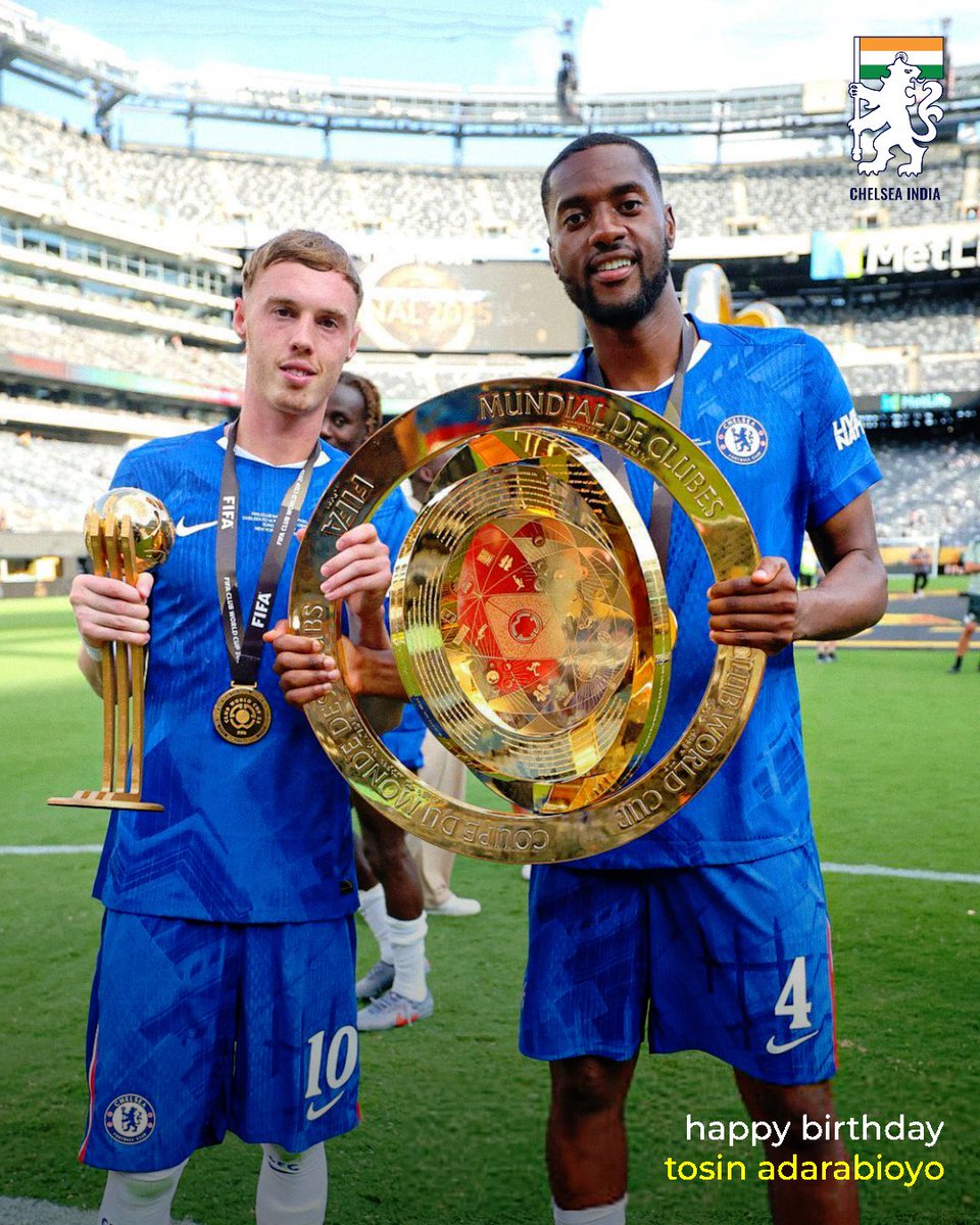 ChelseaIndia's tweet photo. Happy Birthday, @TosinAdarabioyo ! ππ
#CFC #ChelseaFCOSC #ChelseaIndia #IndiasBlueArmy https://t.co/wA3ImS3iQS