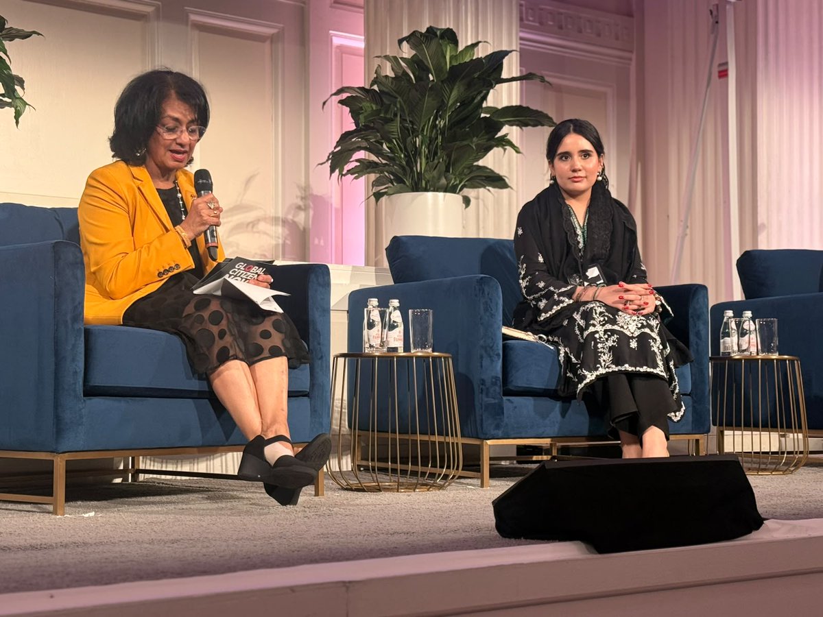 PakFightsPolio's tweet photo. At the GC Now Impact Sessions on the sidelines of #UNGA81, UNICEF Health Global Youth Advisory Member @AlishbaKBarech  shared her journey as a young advocate for polio eradication, bringing the voices and experiences of communities to the global stage and highlighting the power of youth in helping end polio.

Moderated by Kalpana Kochhar, Interim President, Global Policy & Advocacy at the Gates Foundation, the conversation also featured Dr. @SaniaNishtar , CEO of Gavi, the Vaccine Alliance, who highlighted the critical role of vaccines in protecting children and building healthier generations.

When young people are given a voice, the realities of the last mile can help shape the global conversation.

@UNICEF
#EndPolio #ForEveryChild #YouthVoices #ChildHealth #VaccinesWork #UNGA81