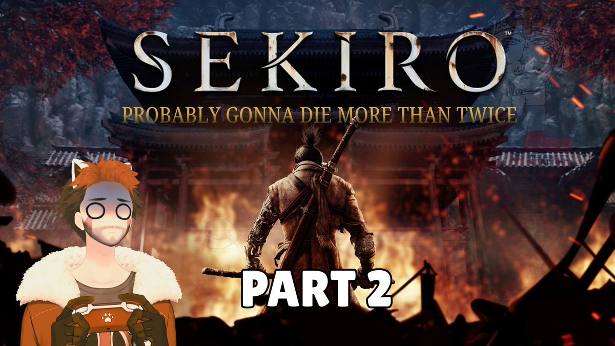 rodugiehem's tweet photo. Alright Hopefully I remember to Parry Right!
Playing Sekiro : Shadow Die Twice 🥷
The Hub is Opened!
All Welcome in: https://t.co/BQgcpS7lYF
#vtuber #sekiro #redpanda #mystic #goofball #cozy https://t.co/WCawk9NPVJ