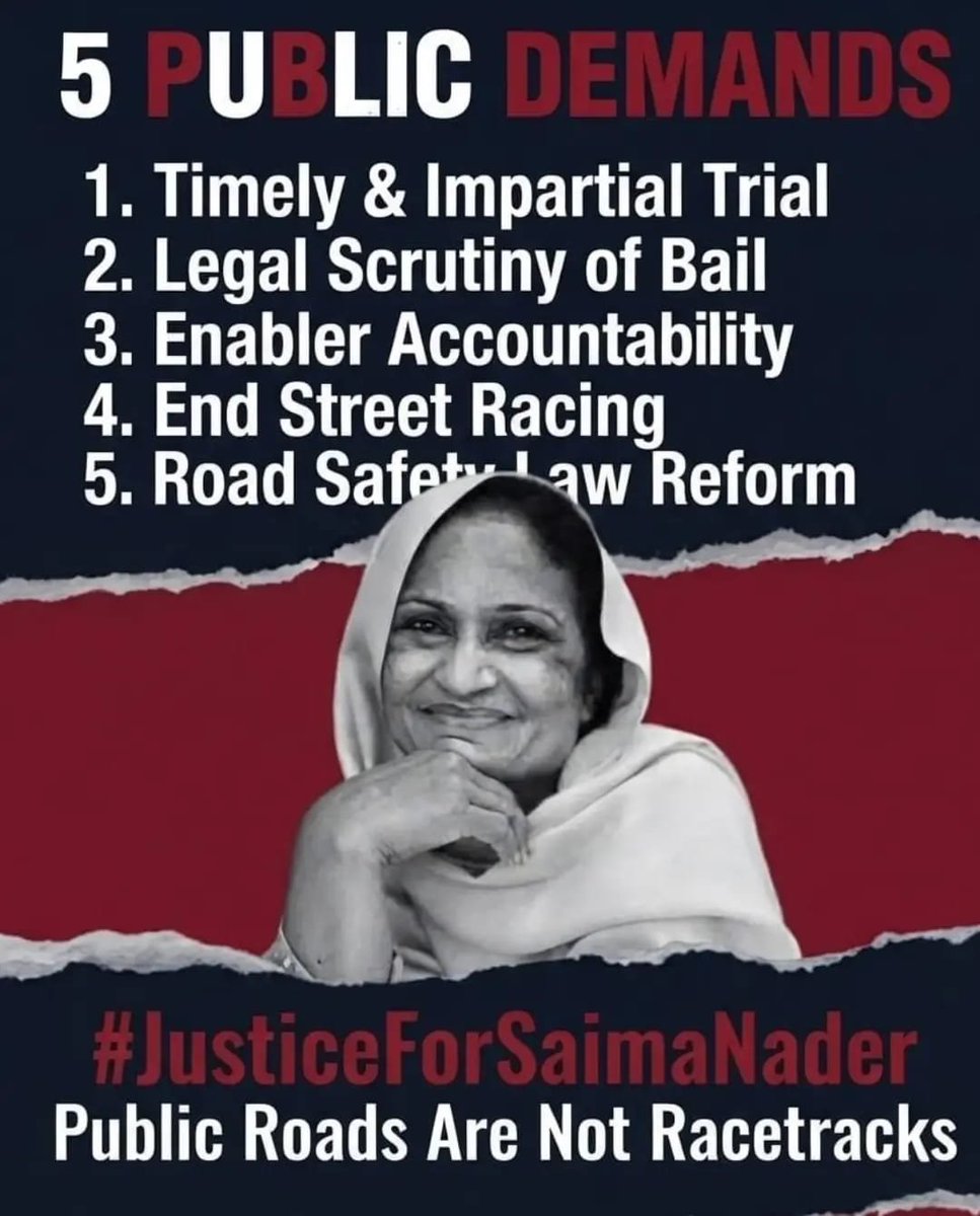 pastelTayyaba's tweet photo. ظلم کی انتہا یہ ہے کہ فرار ہونے والی دوسری کار نے زخمیوں کو دوبارہ روندنے کی کوشش کی۔ اتنی سفاکی! بااثر ملزمان (جو کہ SHO اور سابق بار کونسل صدر کے رشتہ دار ہیں) کے دباؤ پر کیس کو دبایا جا رہا ہے۔ انصاف کہاں ہے؟ #JusticeForSaimaNader @MaryamNSharif @GOPunjabPK @PunjabPoliceCPO https://t.co/k9PJlib51k