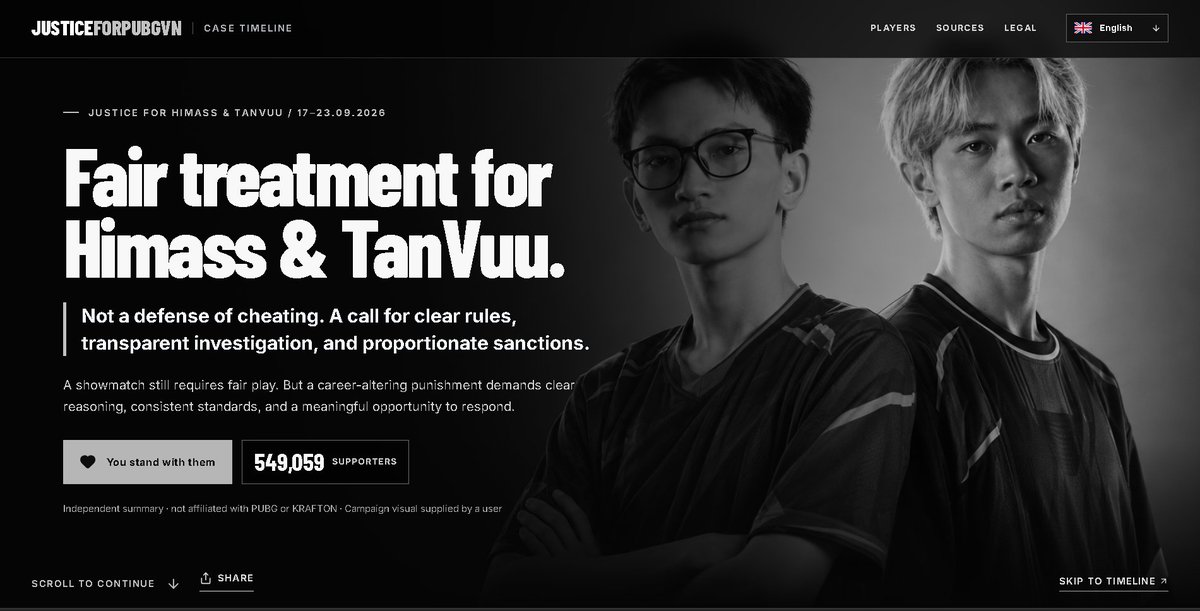 SmallKorean6767's tweet photo. #JusticeForHimassxTanVuu
https://t.co/BhbIOSx5hI

#pubg https://t.co/aRWHbnBfxl