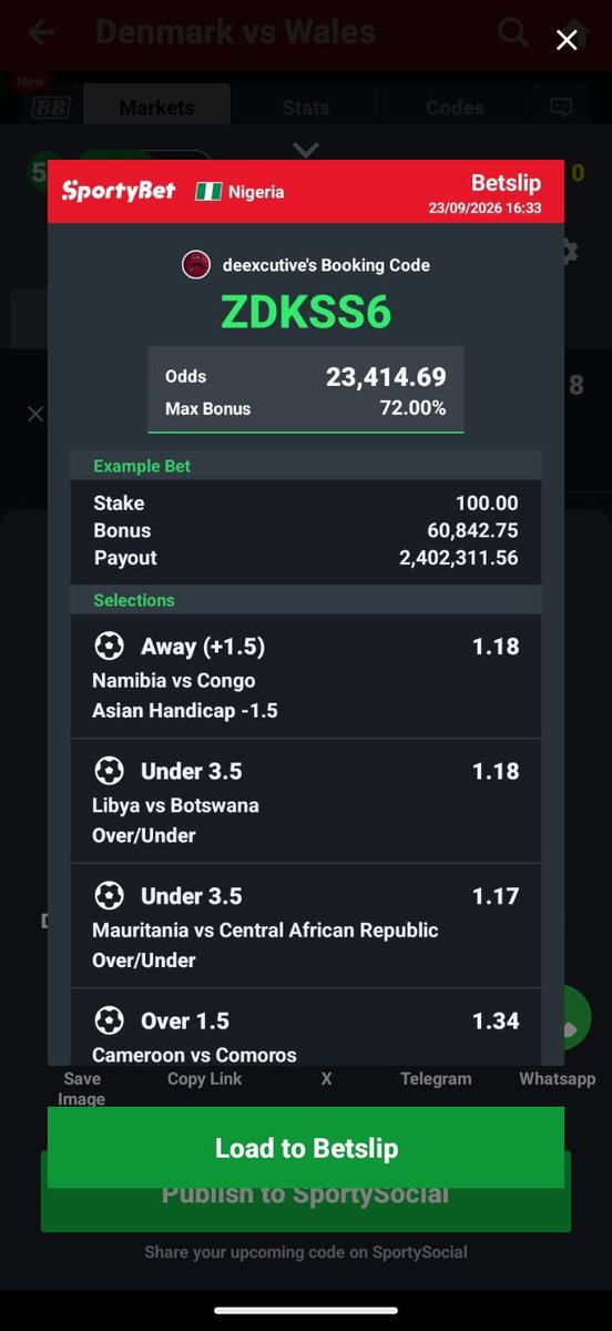 Grandaudit95's tweet photo. International Break Longshot 

23.4k Odd - ZDKSS6

@_Jaredad @CHIZZY_BB @SommarEnt https://t.co/eZN5DcXb51