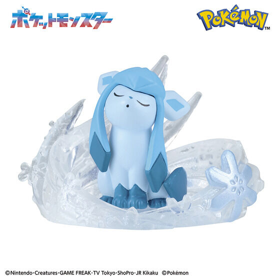 eievui_eevee's tweet photo. ⭐️バンダイ ポケモンびっくらたまご 
📗バスポッピング  かがやく白雪の結晶
🗓️2026年10月26日発売
わざ「ふぶき❄️」がモチーフのフィギュア
グレイシア
ラプラス、ポッチャマ
ロコン（アローラのすがた）、コオリッポ
https://t.co/gbzVRUzQQW https://t.co/bArCttMIfB