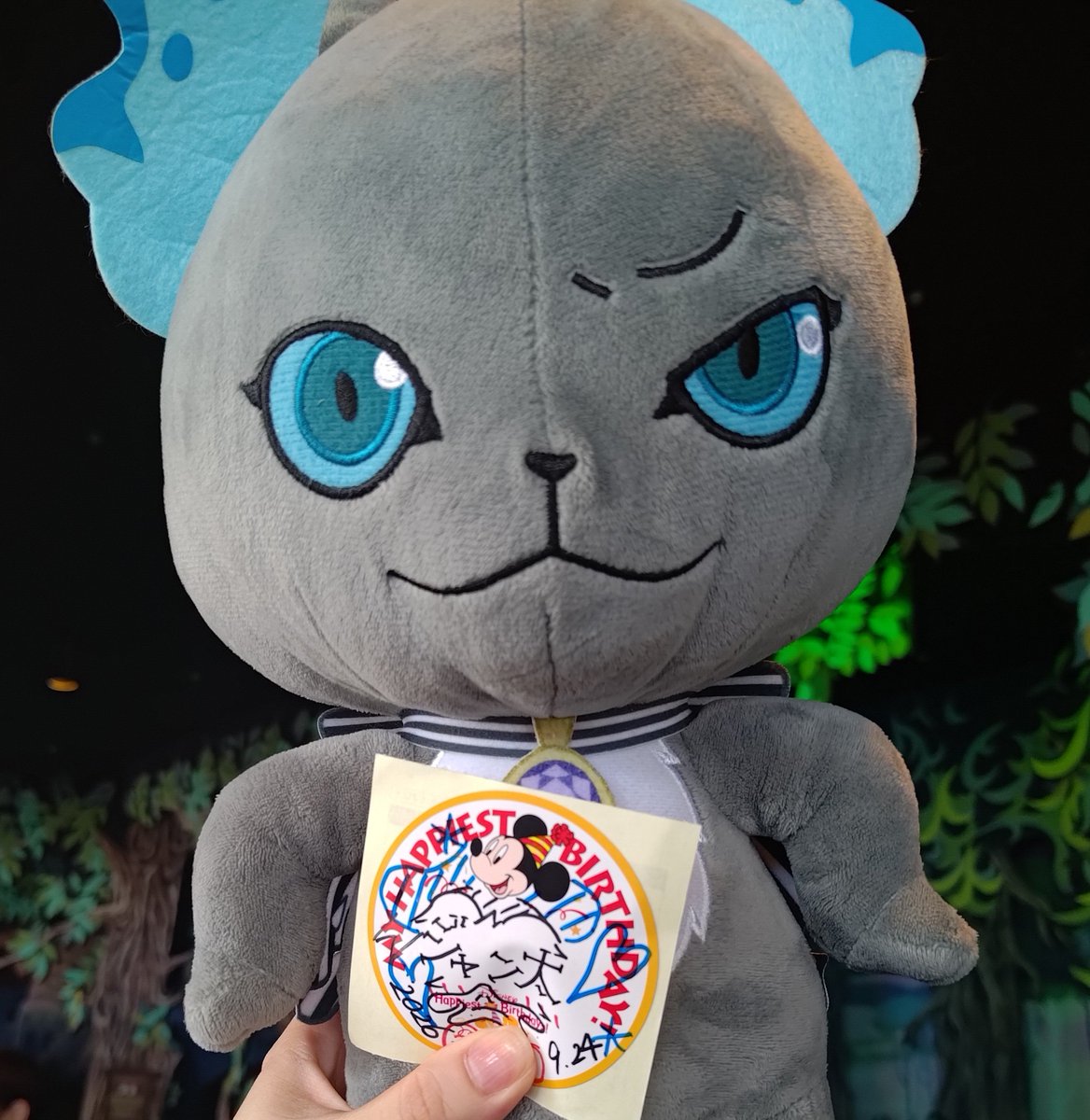 cnia1026's tweet photo. 実はお誕生日当日インパ🎂
ステッカー描いてくれたおねえさんがドナルド描けますよ！ってことでドナルドデザインに🖌🎨✨ https://t.co/ZKKscHuXmA