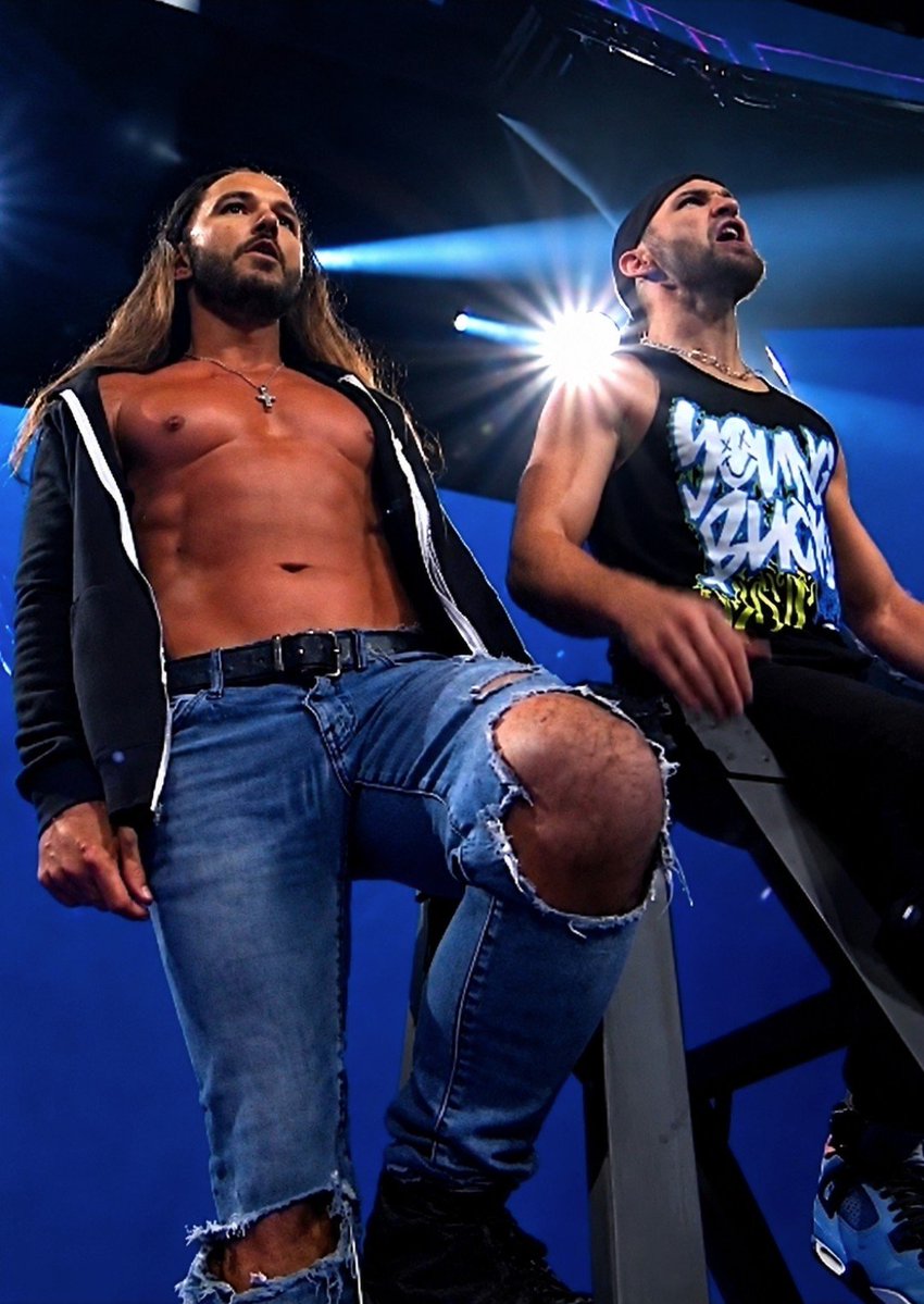 MattJacksonOOC's tweet photo. Just wanna say...
The 'Not so Young Bucks' are looking pretty damn incredible!!!🔥🤘
#AEW #AEWDynamite #Elite #YoungBucks #ChangeTheWorld https://t.co/reWONyYRpq