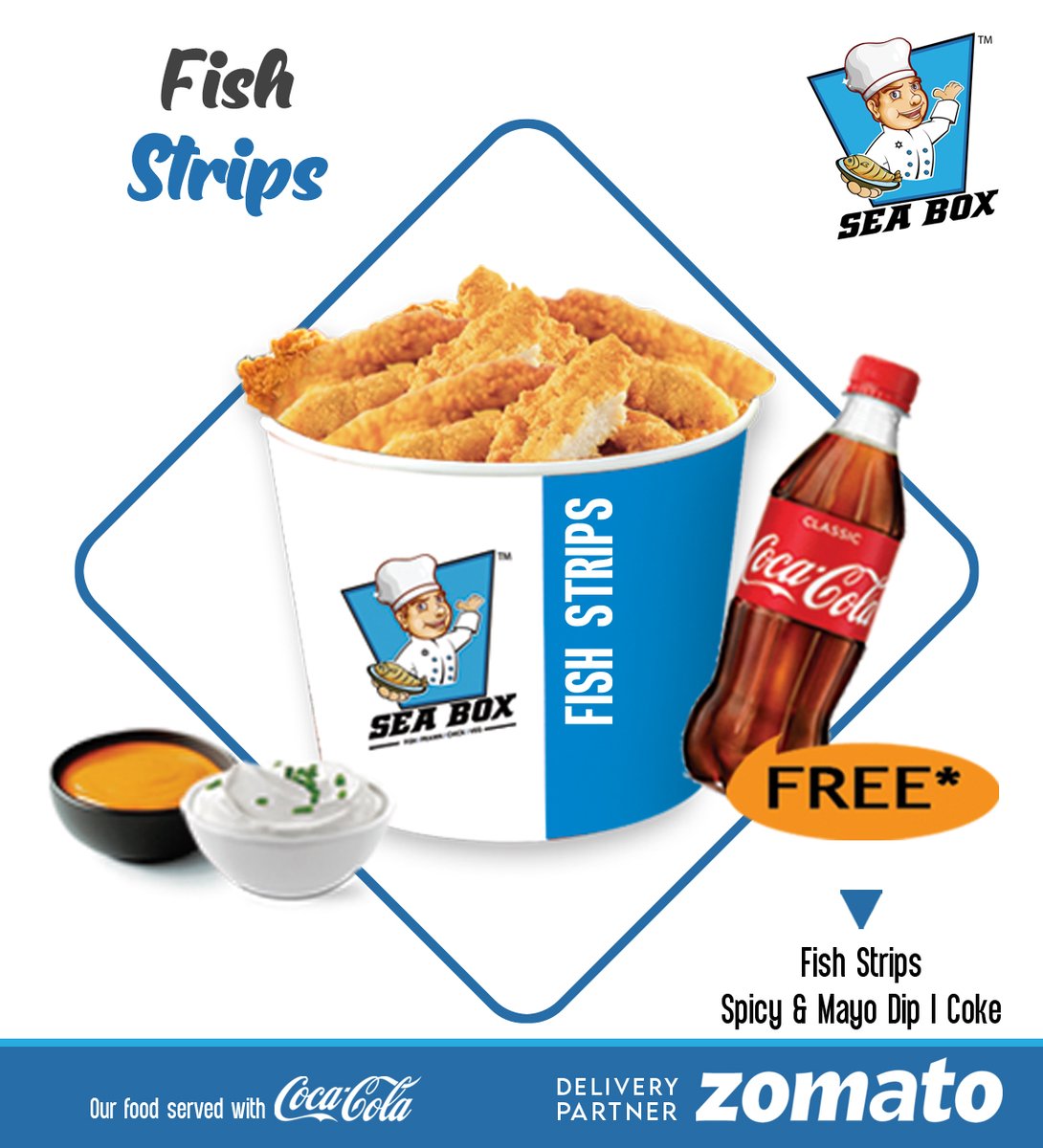 food_seabox's tweet photo. Some days it’s fish.
Some days it’s strips.
Either way, it’s delicious at Sea Box
We are available for online orders Exclusive on ZOMATO
https://t.co/MDwQlo4PGB
#SALADS #FISH #SEAFOOD #PYRAMIDS #RICEBOX #FIREFISH #FISHNCHIPS #Franchise #Dileepreddy #LEMONFISH #FISHPOPCORN #PRAWNS https://t.co/6fF55hwrFp