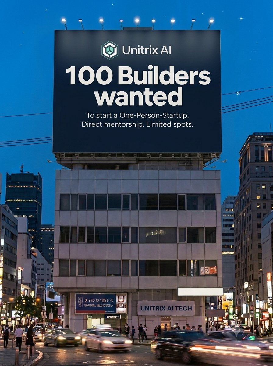 unitrix_ai_'s tweet photo. What could you create from here?

"I would like to create ___ for people who ___."

100 Builders wanted for a one person startup. Apply worldwide for direct mentorship. Limited spots.

Submit your idea: https://t.co/hxmITcSgq0

#trend #new #ideas #startups #unitrixAi https://t.co/mn0rsmrOjw