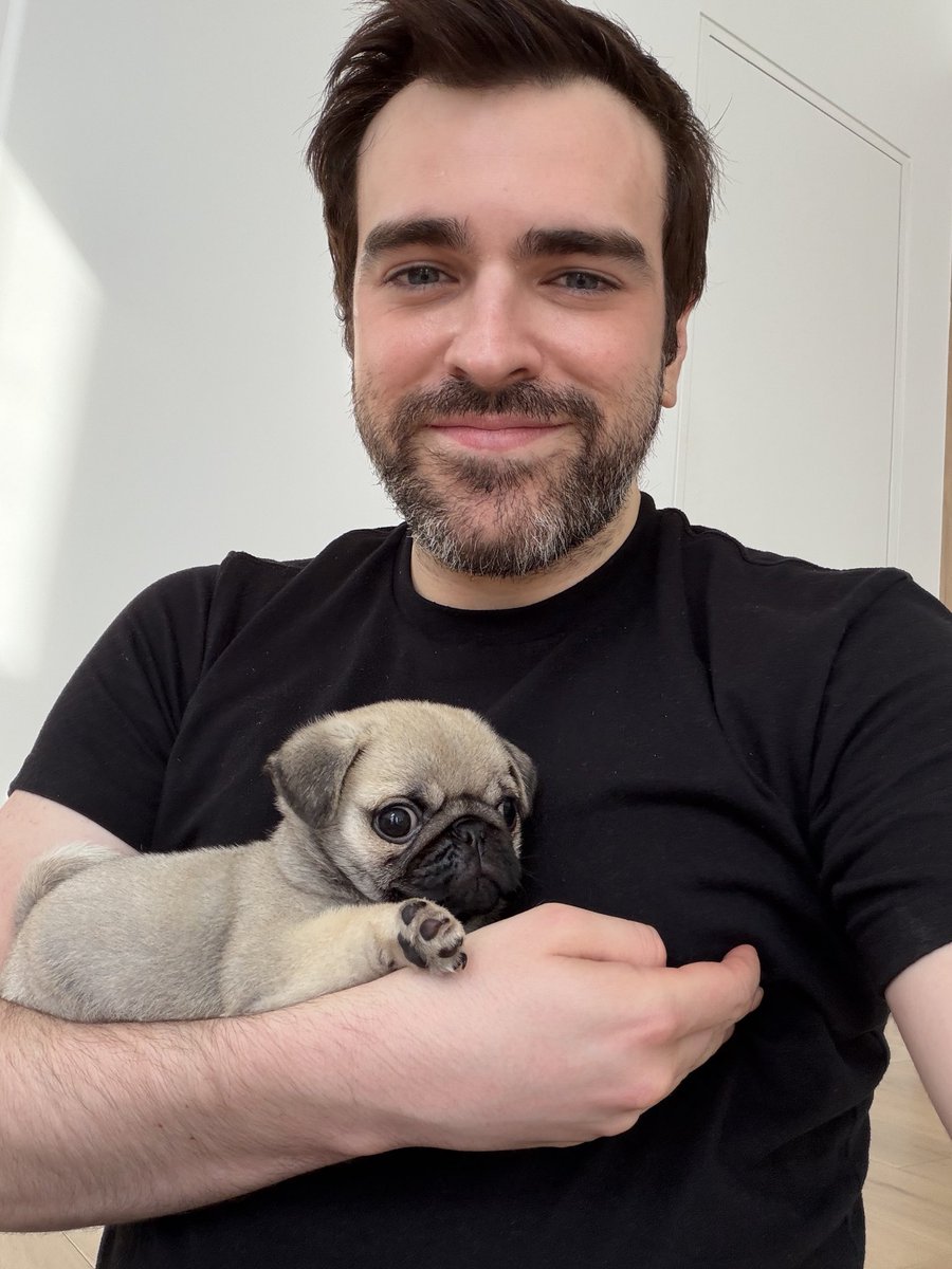 DarkViperAU's tweet photo. I got a pug. His name is Puggington or Puggy for short. He is adorable. https://t.co/E3m5EzGcbE