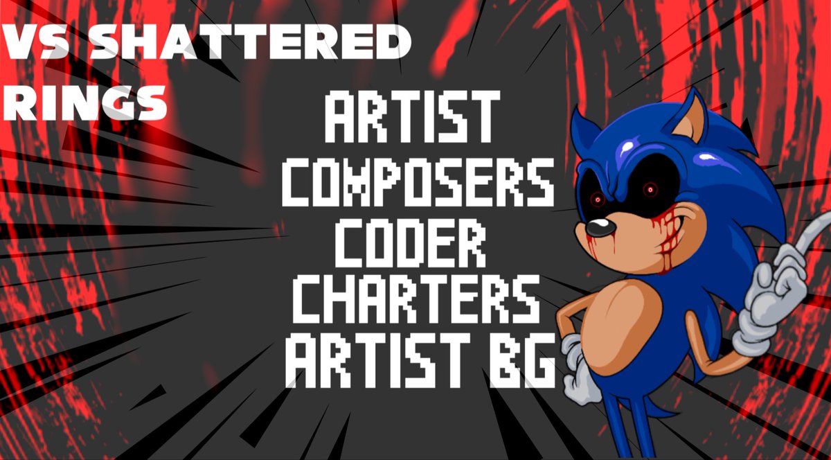 shatteredringsf's tweet photo. Heya, i'm making a #exe mod for #fridaynigthfunkin 
We are primarily looking for coders, composers, and artists.

If you are interested, please contact us via DM. Thanks for your attention
#execomunity #crimsonx https://t.co/7srtfmtpLG