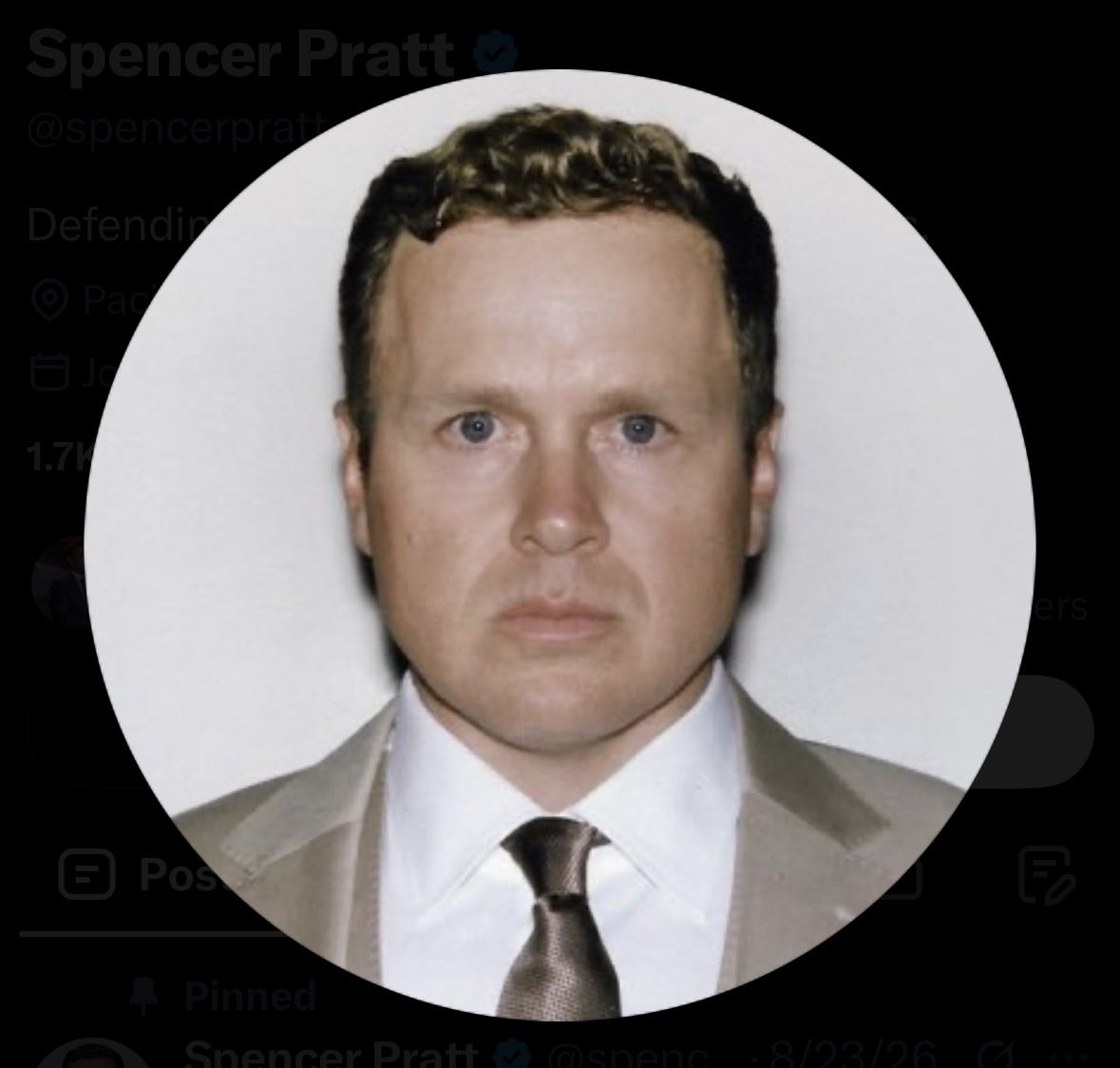 OliverMacready's tweet photo. @spencerpratt You’ll fit right in https://t.co/8j4cluFJgd