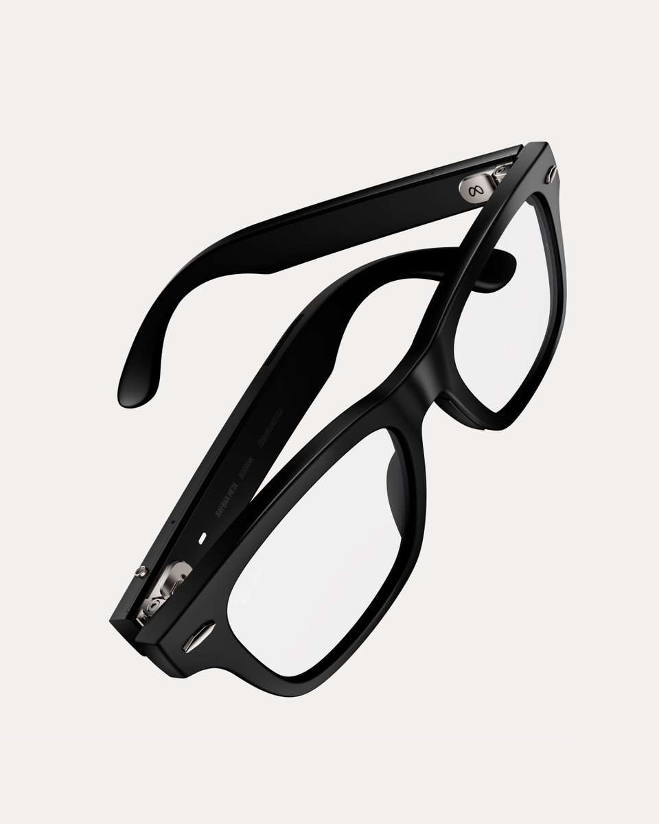 ray_ban's tweet photo. Meet the latest Ray-Ban Meta innovations.

🕶️ Ray-Ban Meta (Gen 3), available in the iconic Wayfarer &amp; Aviator and Zena for the first time
🔥 Exclusive limited-edition of Ray-Ban Meta (Gen 3) Aviator
🎧 New Ray-Ban Meta Audio glasses

The next chapter of Ray-Ban Meta starts now. https://t.co/skF5dNVGm4