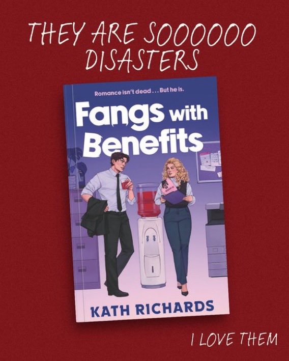 mandibooktwt's tweet photo. HAPPY RELEASE DAY TO 

FANGS WITH BENEFITS by @kath_richards_ 💖💖💖

swipe to see my review (&amp; linked below as well!)
(might contain some spoilers [themes &amp; plot lines]) https://t.co/bKRWZGjKWH