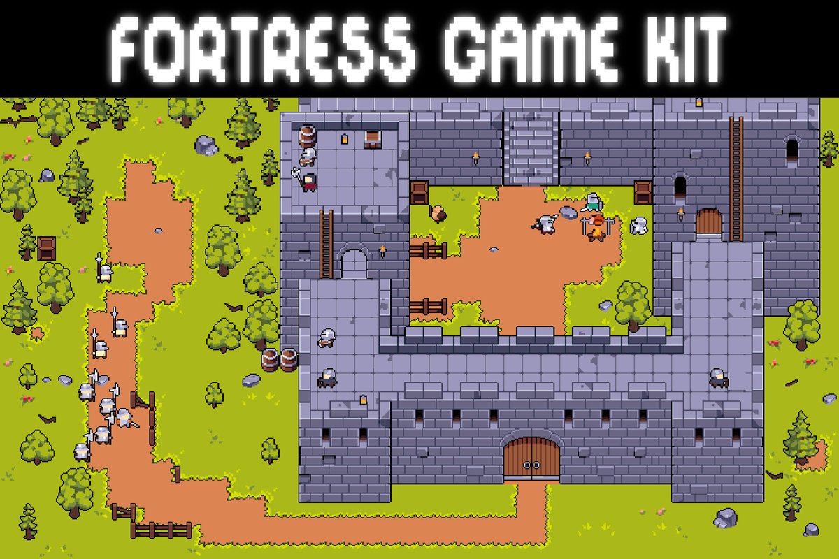 craftpix_net's tweet photo. Free Medieval Fortress Top-Down Pixel Minigame Kit. Exclusive asset! #2dgameart #2dgamedev #craftpix #fantasygameart #gameasset #gameassets #gamedev #pixelart #pixelartassets
⬇️ Free Download : https://t.co/UkddlvijEN https://t.co/2KY1Ccohjr