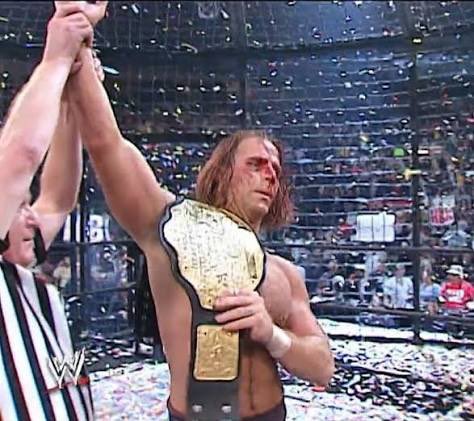 Deuce2tymez2's tweet photo. @poisonouspixies For some reason this reminds of that look when Shawn Michaels won the world heavyweight championship 😂 https://t.co/xAqf9GbmIa