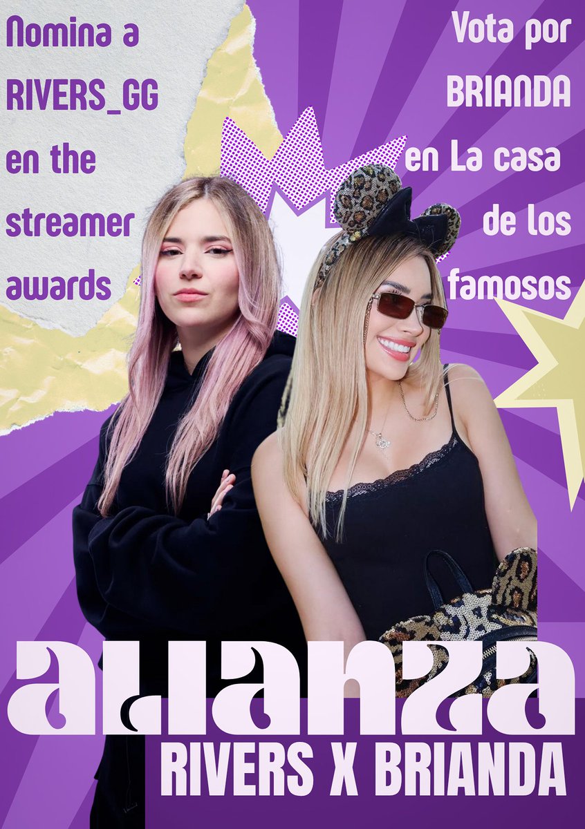 anyx_gg's tweet photo. 🐣 ALIANZA RIVERS X BRIANDA 💖

Pollos tenemos una nueva alianza con el fandom de @DeyanaraBrianda Nosotros estaremos apoyando a Brianda en sus votaciónes de lcdlfmx y de igual manera ellos ya nos apoyaron con las nominaciones a Rivers y Ari, es nuestro momento de cumplir. 

👇🏻 Aquí abajo les dejare la información para que puedan votar y en otro post los tutoriales:

💖 BRIANDA
(VOTOS: MIÉRCOLES, JUEVES, VIERNES Y DOMINGO - 9:30 - 12:00 pm )
🔗: https://t.co/5fCfxNLhd2

🐣🍓 RIVERS Y ARI (NOMINACIÓN) :
🔗 : https://t.co/5cvz0LuhZ8

Si participan, recuerden compartir su captura en los comentarios para llevar un registro del apoyo. 🫶🏻

‼️👇🏻