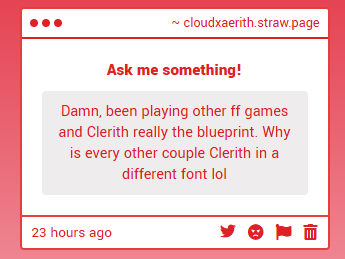 CloudxAerith's tweet photo. clerith was such a huge success square literally incorporated clerith aspects into all their other couples. https://t.co/2bHaaRi3id