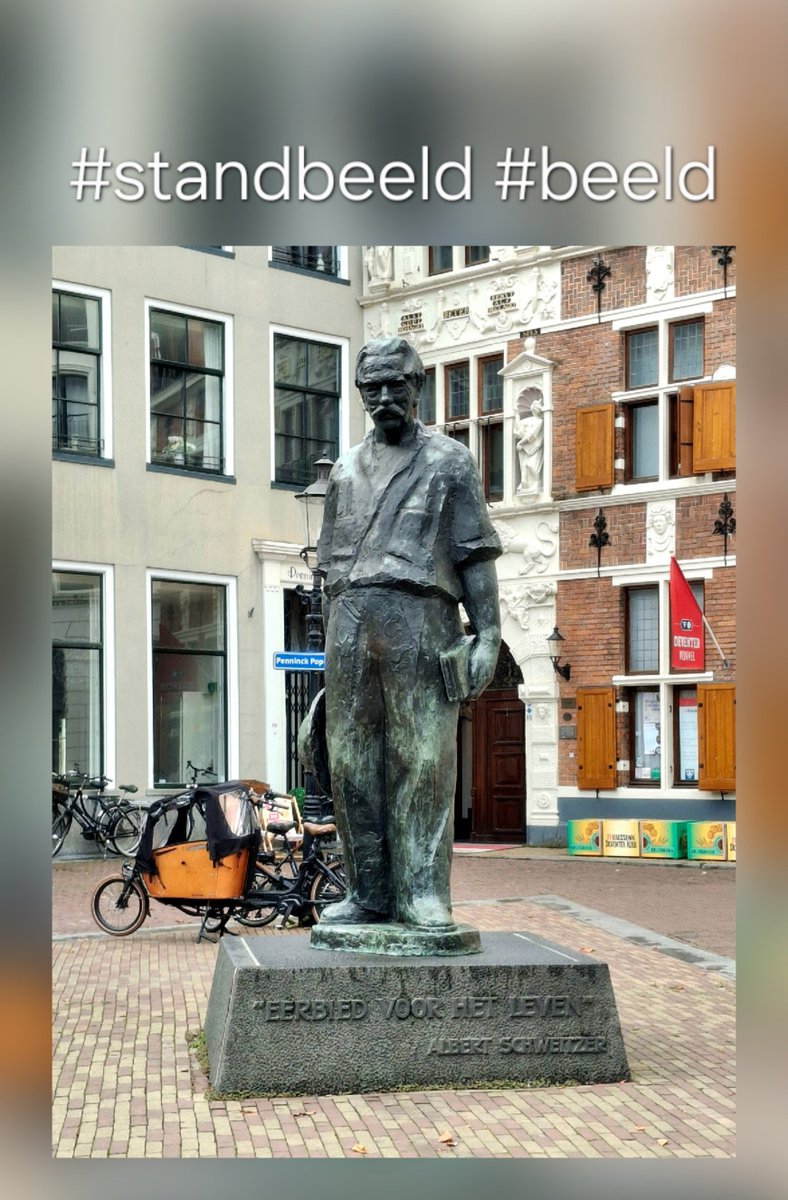 DMaandag's tweet photo. #SeptemberWeer #fotochallenge
Sinds 1975 staat er op de Brink in Deventer een bronzen standbeeld van Albert Schweitzer. Gemaakt door kunstenaar Pieter de Monchy.
#Dag24 is het thema een #standbeeld of een #beeld van iets hebben https://t.co/6dBQsDeqkV