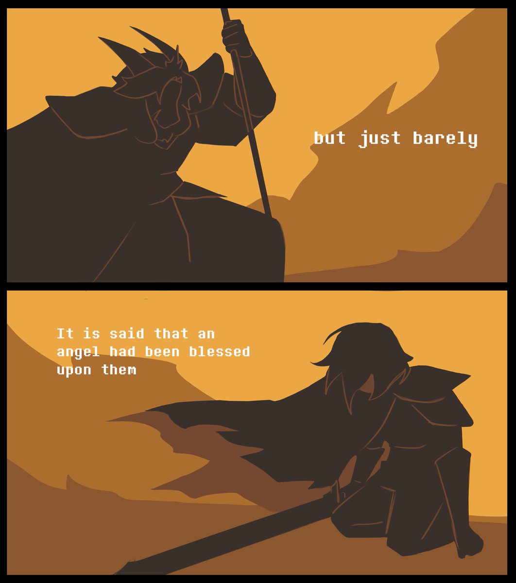 dragonfruit_art's tweet photo. Yeets Flowery to Undertale
Ok finally doing something with Scythery/Knightery whatever 
Had this idea for a bit and needed to get it out
Veiled Traitor AU?? https://t.co/jZn8XCRFdu