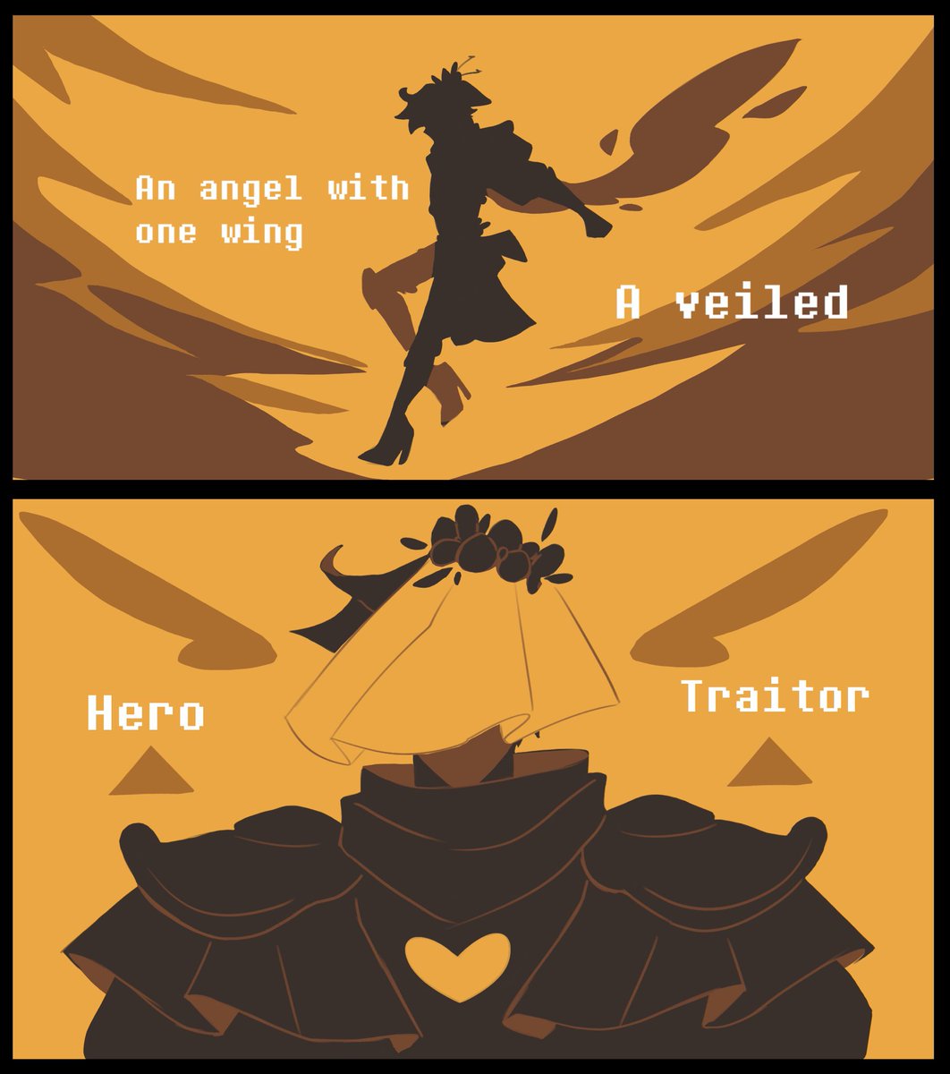 dragonfruit_art's tweet photo. Yeets Flowery to Undertale
Ok finally doing something with Scythery/Knightery whatever 
Had this idea for a bit and needed to get it out
Veiled Traitor AU?? https://t.co/jZn8XCRFdu