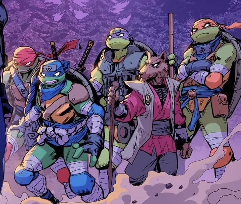 Fanta5ma5's tweet photo. TMNT x Naruto had some of the tuffest designs ngl https://t.co/C1AlIzKpsC