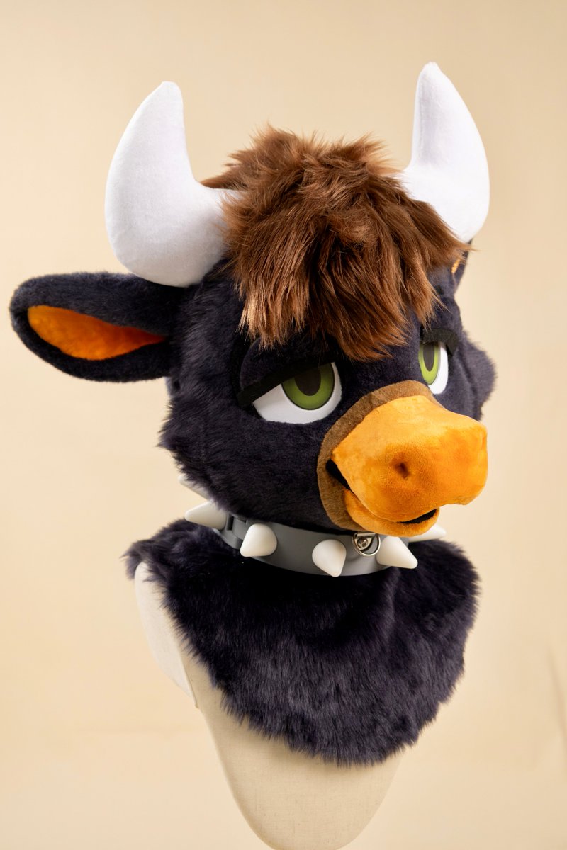 FurTasy_Pocky's tweet photo. Little Bull! 🐂
Messy brown hair, striking white horns, and a pair of slightly unimpressed green eyes.

He may look a little intimidating, but he's just a curious little bull who loves exploring!
Ready to welcome this cool new member to the herd?
🐄@SherbetToons

#Fursuit #Furry #Wolf #Carrot #FurryFandom #quadsuit #bitchsuit