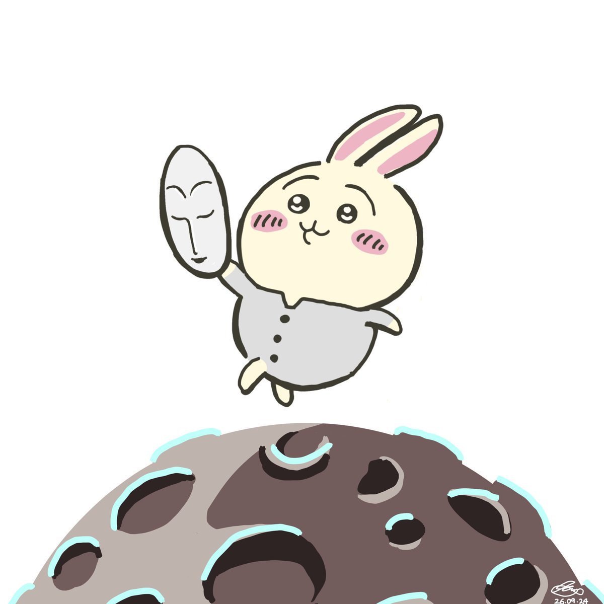 b1ue_pineapple's tweet photo. Virtual usagi🌕 https://t.co/KpwUkqXJsk