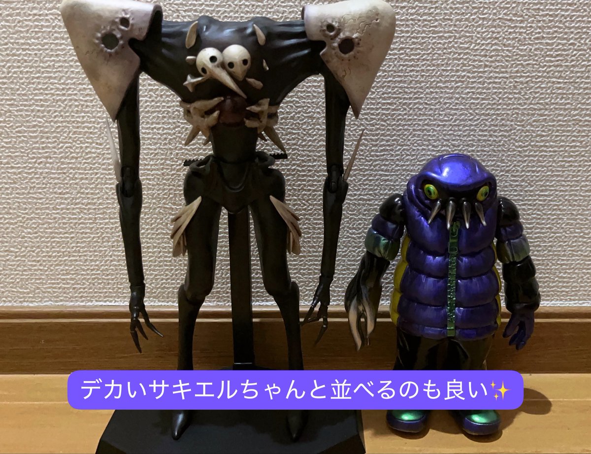 jetblack1007's tweet photo. ソフコン戦利品⑥
GYAROMI様のクトゥルフオイドのエヴァ初号機Ver.もお迎えしました✨
当選してからスタンダードかエヴァ初号機でかなり悩んでましたがどちらもお迎え可能に❣️
このカラーリングがドンピシャで、目尻辺りに赤色が入っているのが非常に良過ぎます✨カッコイイ💕

#ソフコン #GYAROMI https://t.co/iyVEx0EtmW
