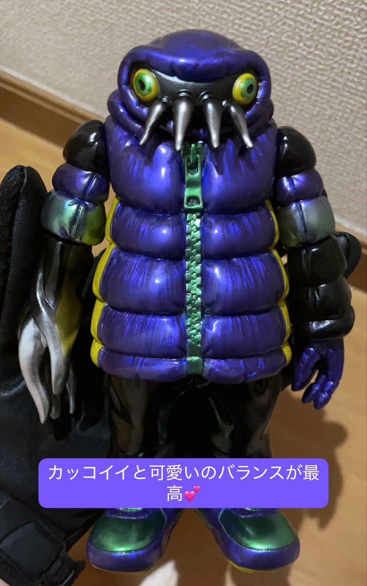 jetblack1007's tweet photo. ソフコン戦利品⑥
GYAROMI様のクトゥルフオイドのエヴァ初号機Ver.もお迎えしました✨
当選してからスタンダードかエヴァ初号機でかなり悩んでましたがどちらもお迎え可能に❣️
このカラーリングがドンピシャで、目尻辺りに赤色が入っているのが非常に良過ぎます✨カッコイイ💕

#ソフコン #GYAROMI https://t.co/iyVEx0EtmW