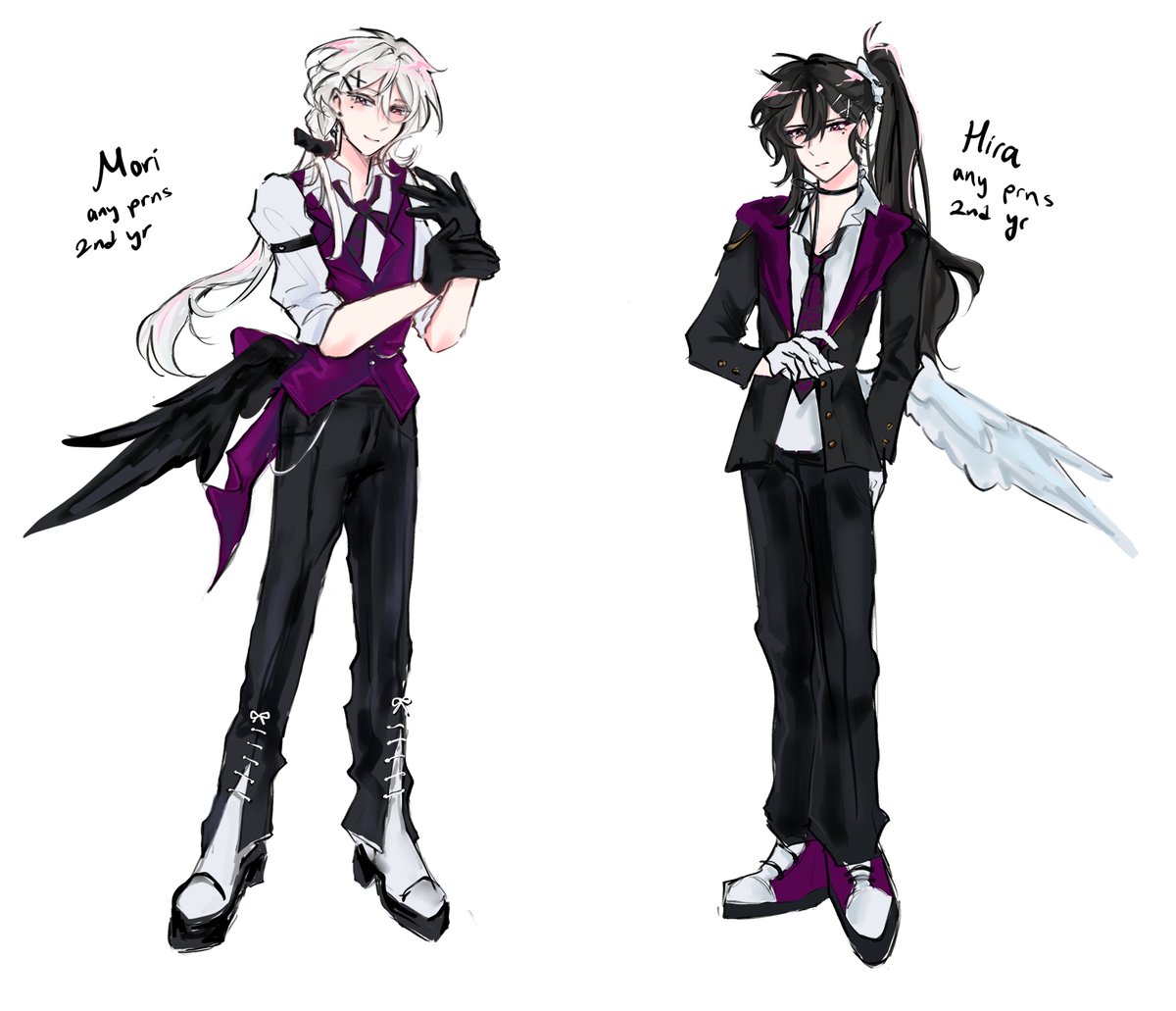 ribbonary's tweet photo. [TKDB OC]
Mori and Hira intro!! Obscuary 2nd years 
#tkdb #tkdboc

More info below ⬇️ https://t.co/sTif23LHlm