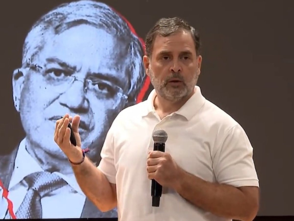 CuteAaruhi4's tweet photo. Dear Rahul Gandhi Sir, I am a very big fan of yours. I am a 20-year-old first-time Gen Z voter.

You always say that Modi ji, along with Gyanesh Kumar, do “vote chori” and win elections.

As your supporter, I have a few questions for you:

>If Modi ji really does vote chori, then why couldn’t he cross 400 in 2024?

>Why did he lose Karnataka, Himachal Pradesh and Jharkhand?

>Why couldn’t he win Tamil Nadu, Kerala and Punjab?

>Sir, if you have proof of vote chori, then why don’t you go to court?

>If you don’t trust the election process so much, then why don’t you boycott elections?

Sir, when you make such nonsense allegations against Modi ji and Gyanesh Kumar without any strong evidence, we can’t defend you in front of BJP supporters. Honestly, it becomes embarrassing for us...Maybe you’re used to being embarrassed, but we’re not.

Sorry to say, Sir, but we know that you are a loser and you are unable to win elections, so you blame others for your failures.

Sir, I have one request: instead of doing this “vote chori” nonsense, work hard, raise the real issues of the people and rebuild your trust among the public. Maybe then you might win one or two elections.🙏