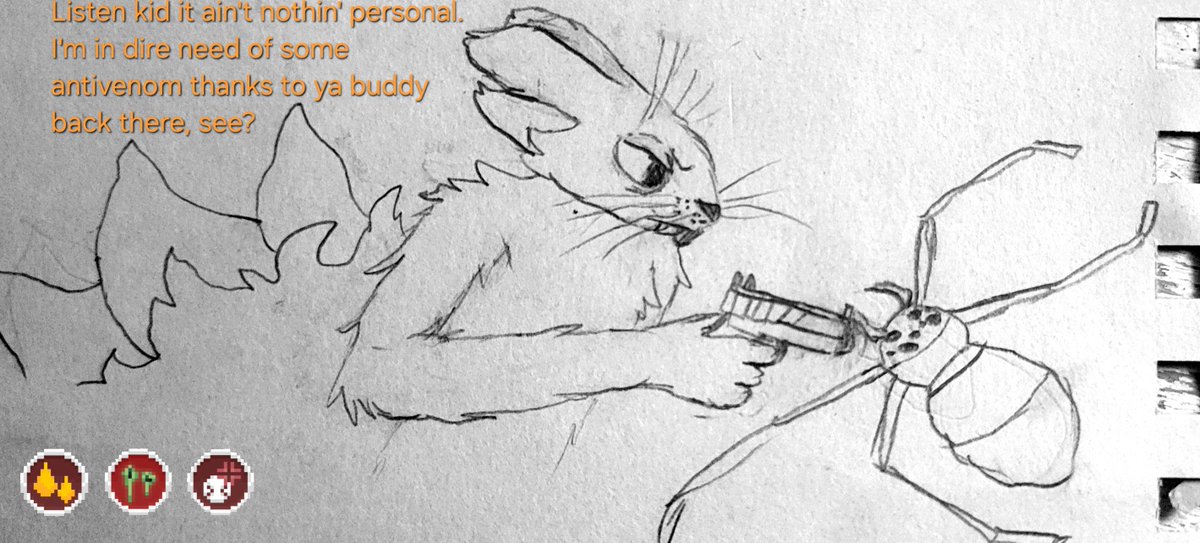 Eaglist1's tweet photo. Nothin' personal.

#expie #sawian #casualtiesunknown #art #traditionalart #furry https://t.co/wpYd5ScAjE