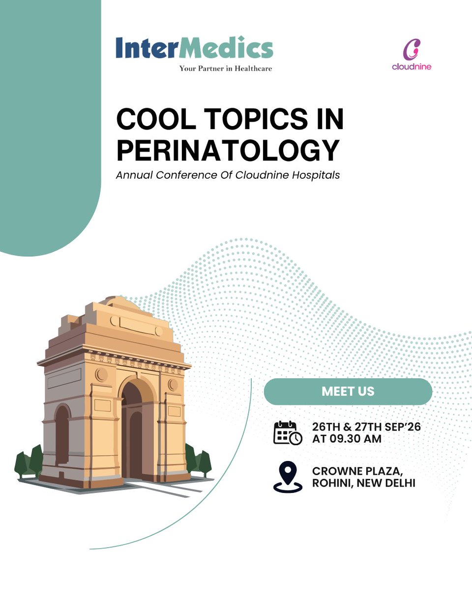 InterMedics_ivf's tweet photo. We’re heading to New Delhi! ✨
Join Team Intermedics at Cool Topics in Perinatology 2026.
Looking forward to meeting you there!
.
.
.
#intermedics #clioudnine #nexpring #cooltopicsinperinatology #IVF https://t.co/s3tPWnftsW